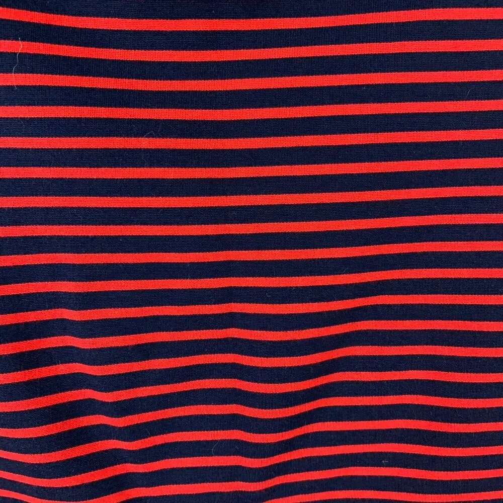 Madewell red navy